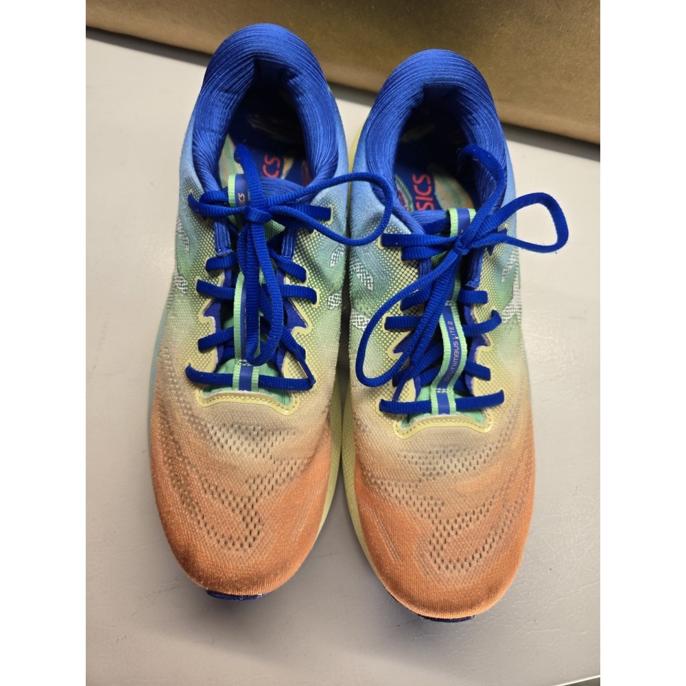 ASICS Gel-Nimbus Lite 2 Men's Size 10 Running Shoes Green Blue Orange 1011B272 - Picture 4 of 10